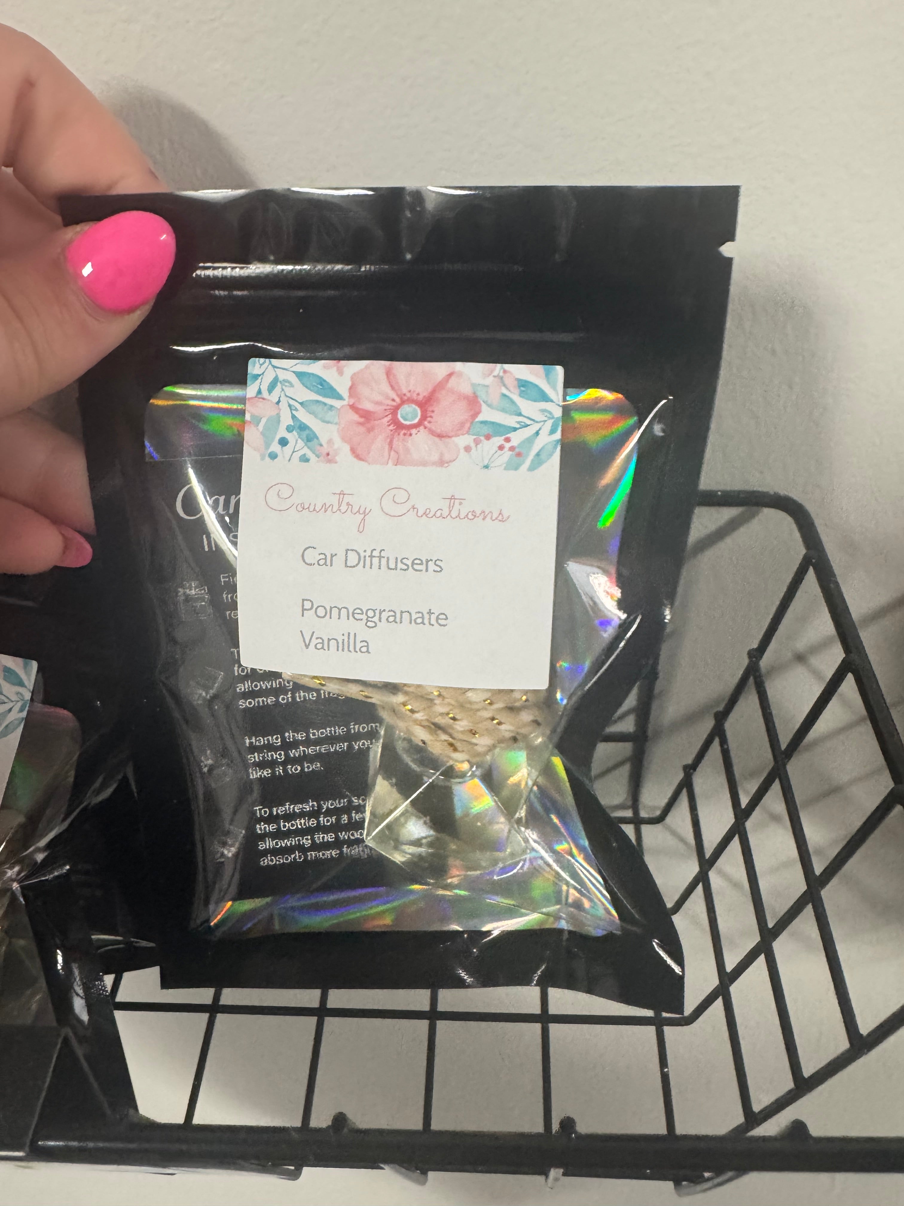 Pomegranate Vanilla Car Diffusers