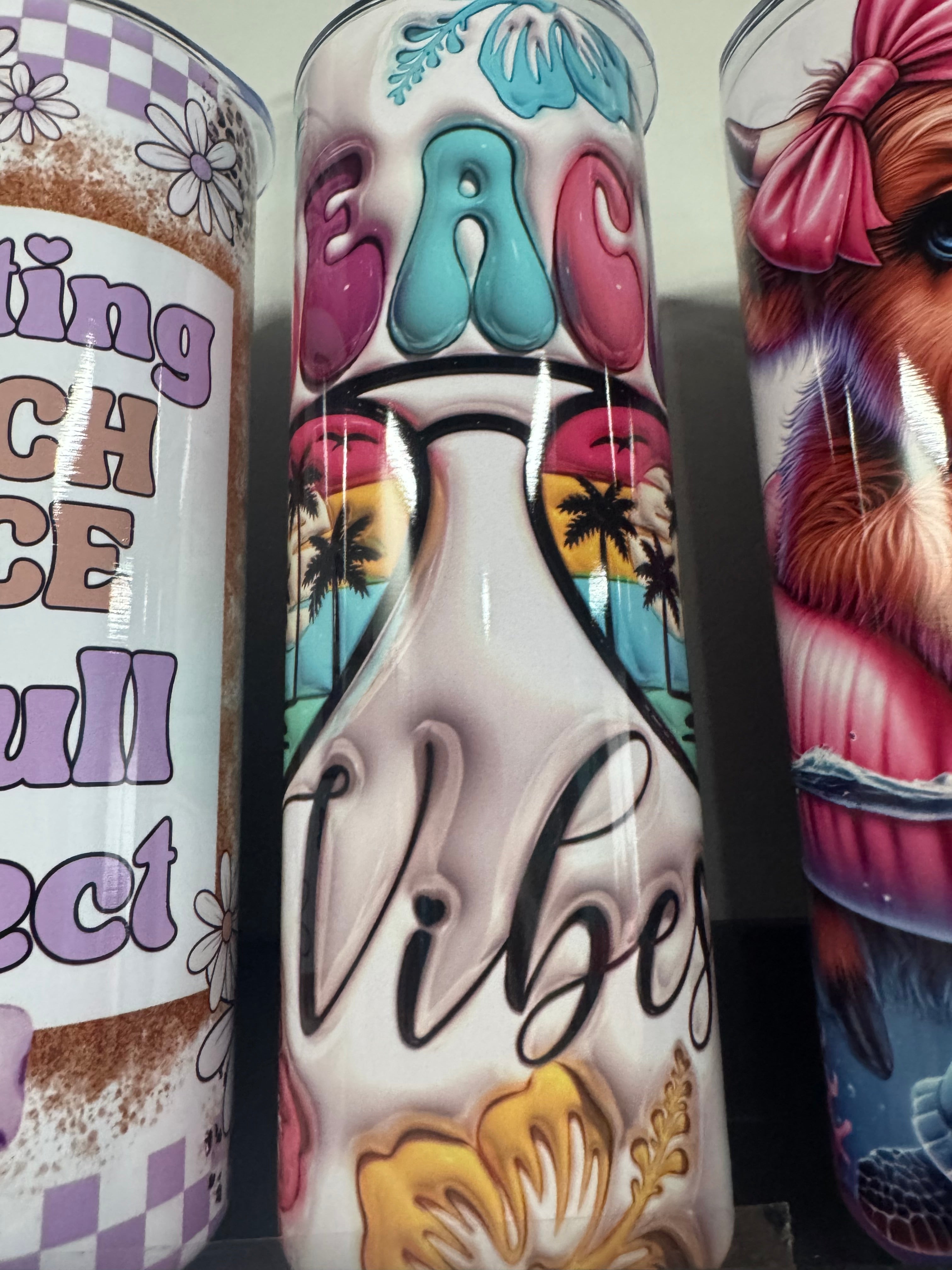 Beach Vibes 20 OZ Tumbler
