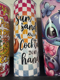 Sun, Sand 20 Oz Tumbler