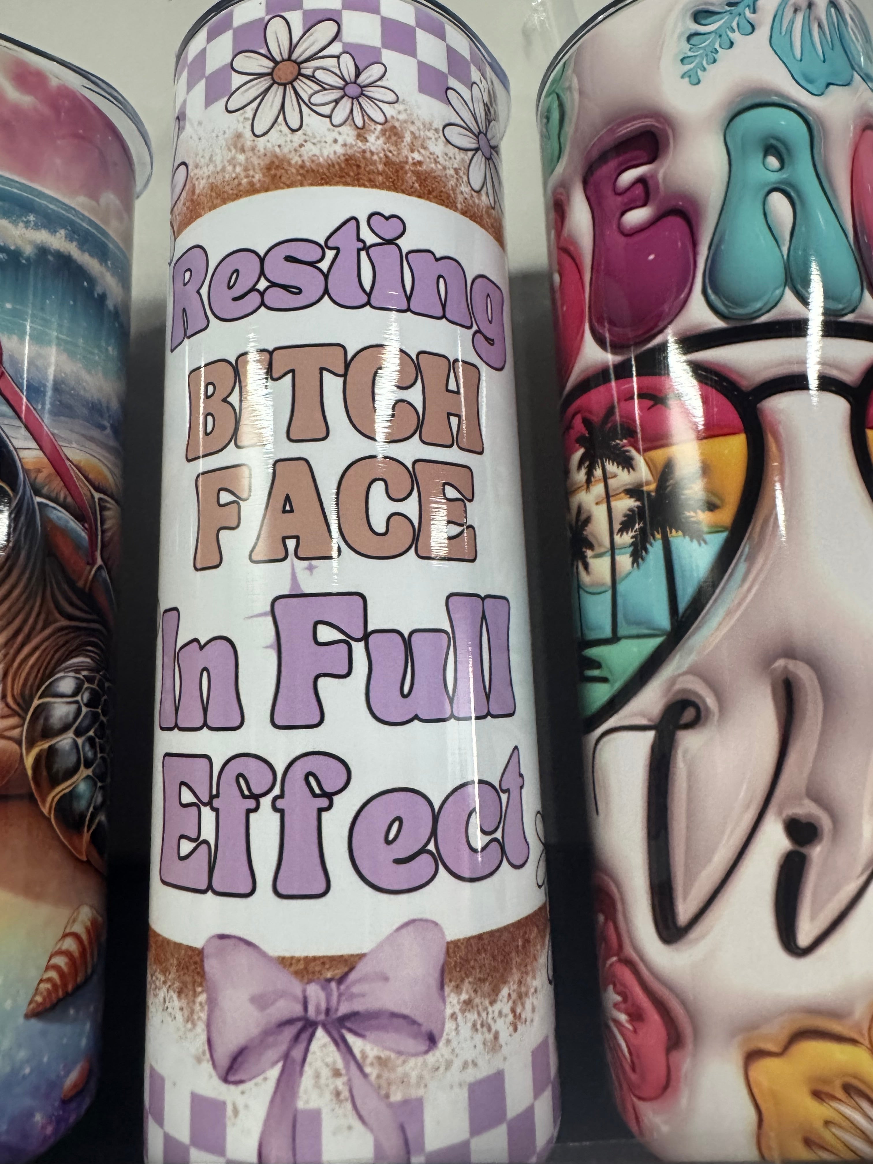 Resting Bit** Face 20 OZ Tumbler