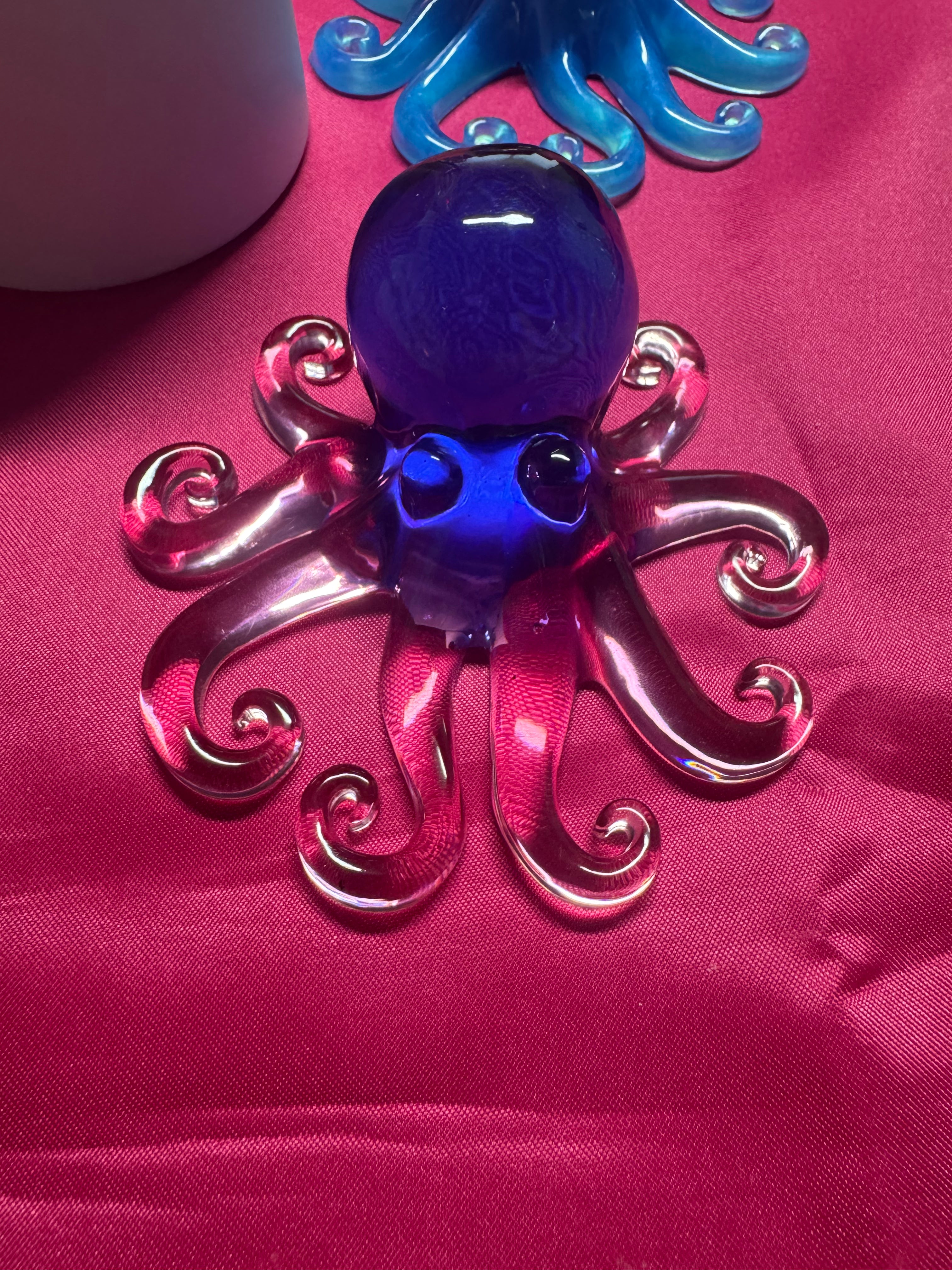 Blue and Pink Octopus