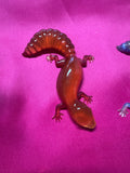 Orange lizard