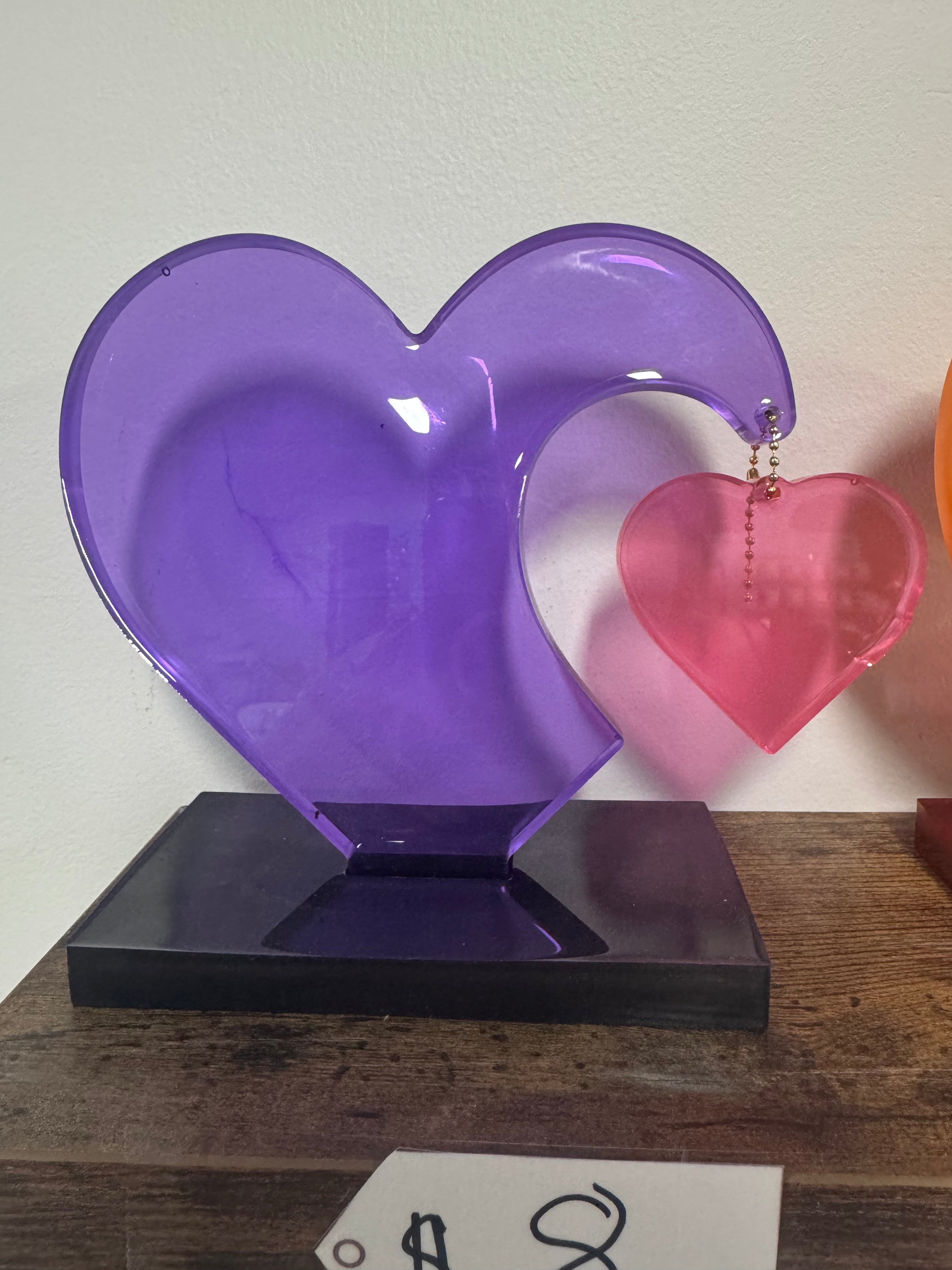 Purple and Pink Heart