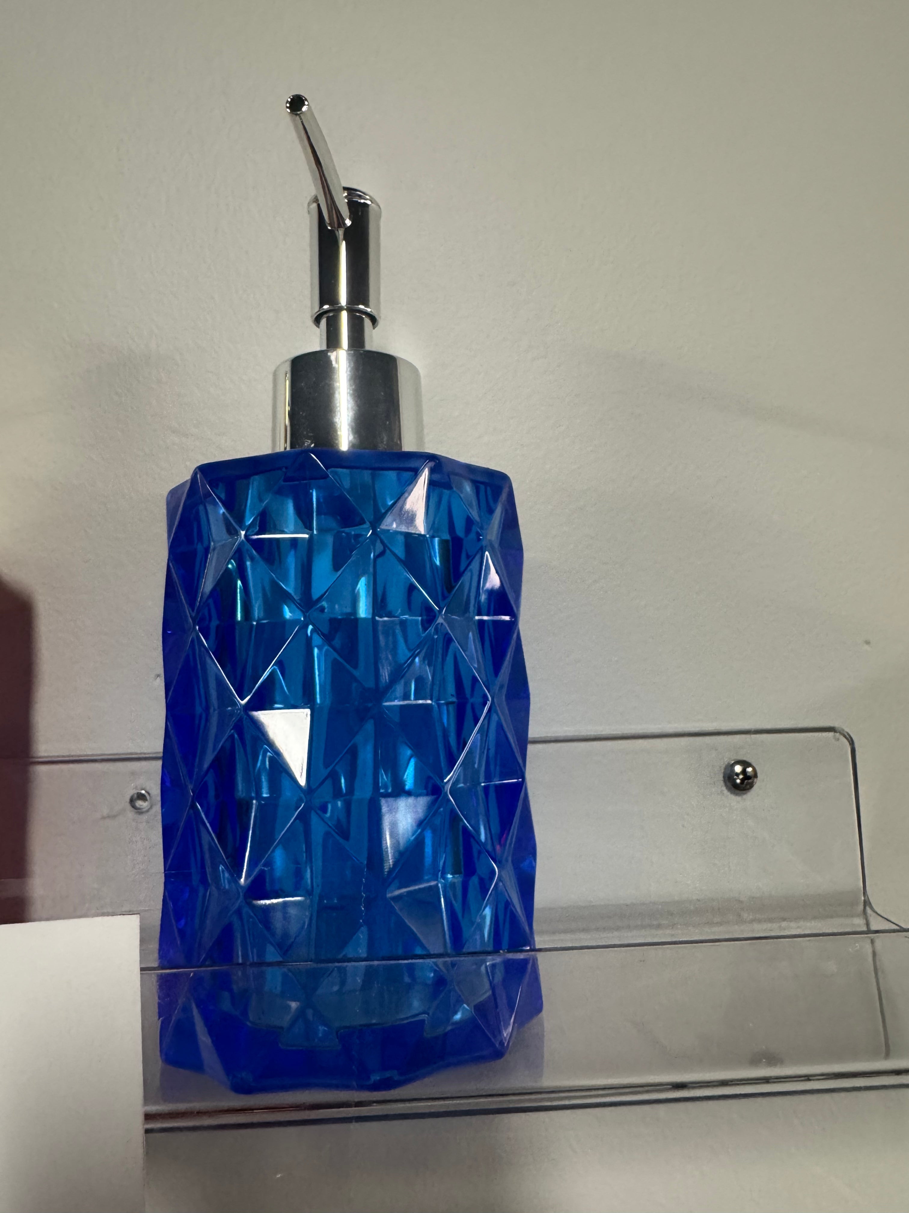 Blue Soap Dispenser