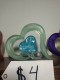 Teal and Blue Heart