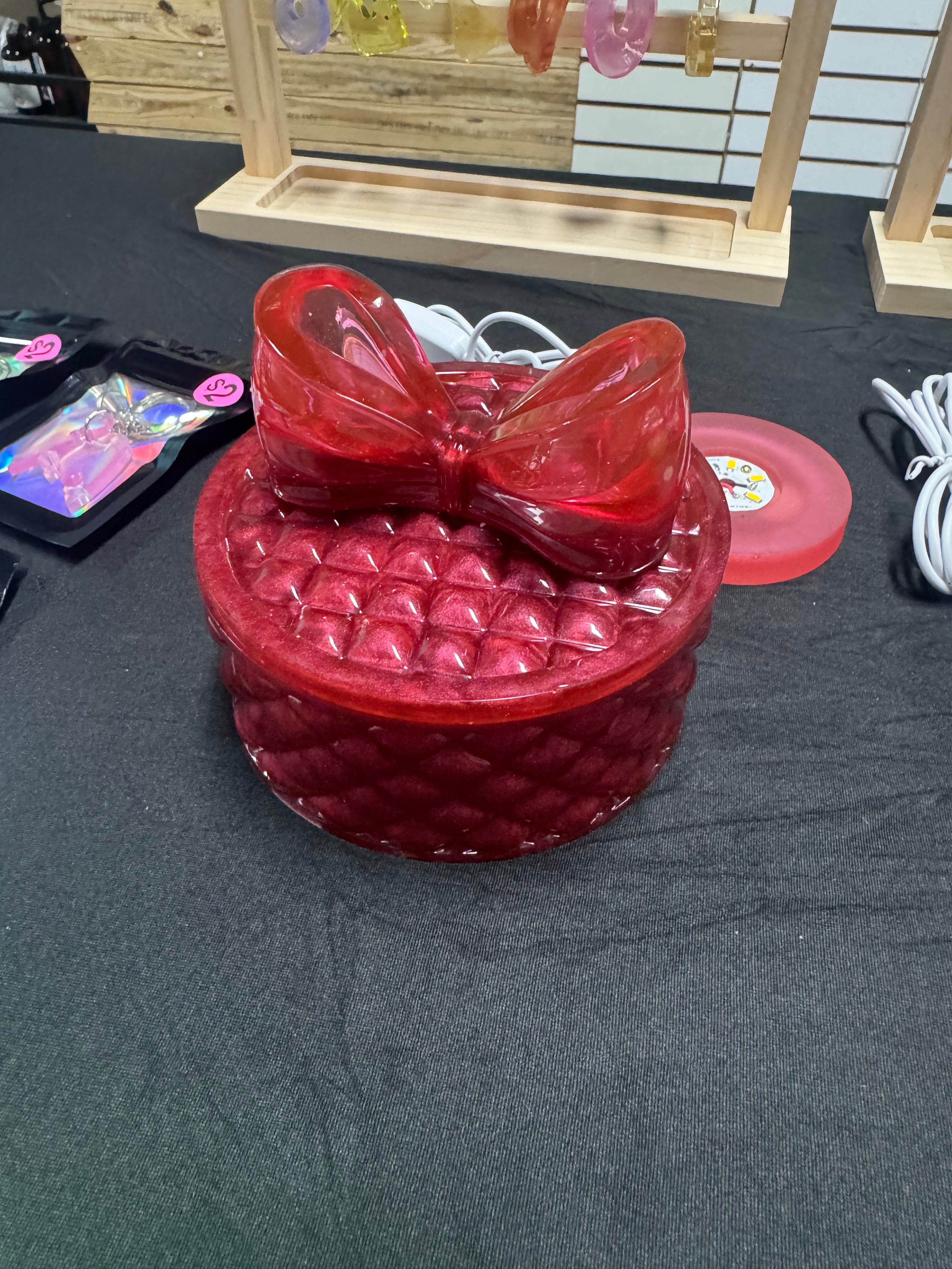 Red Bow Jar