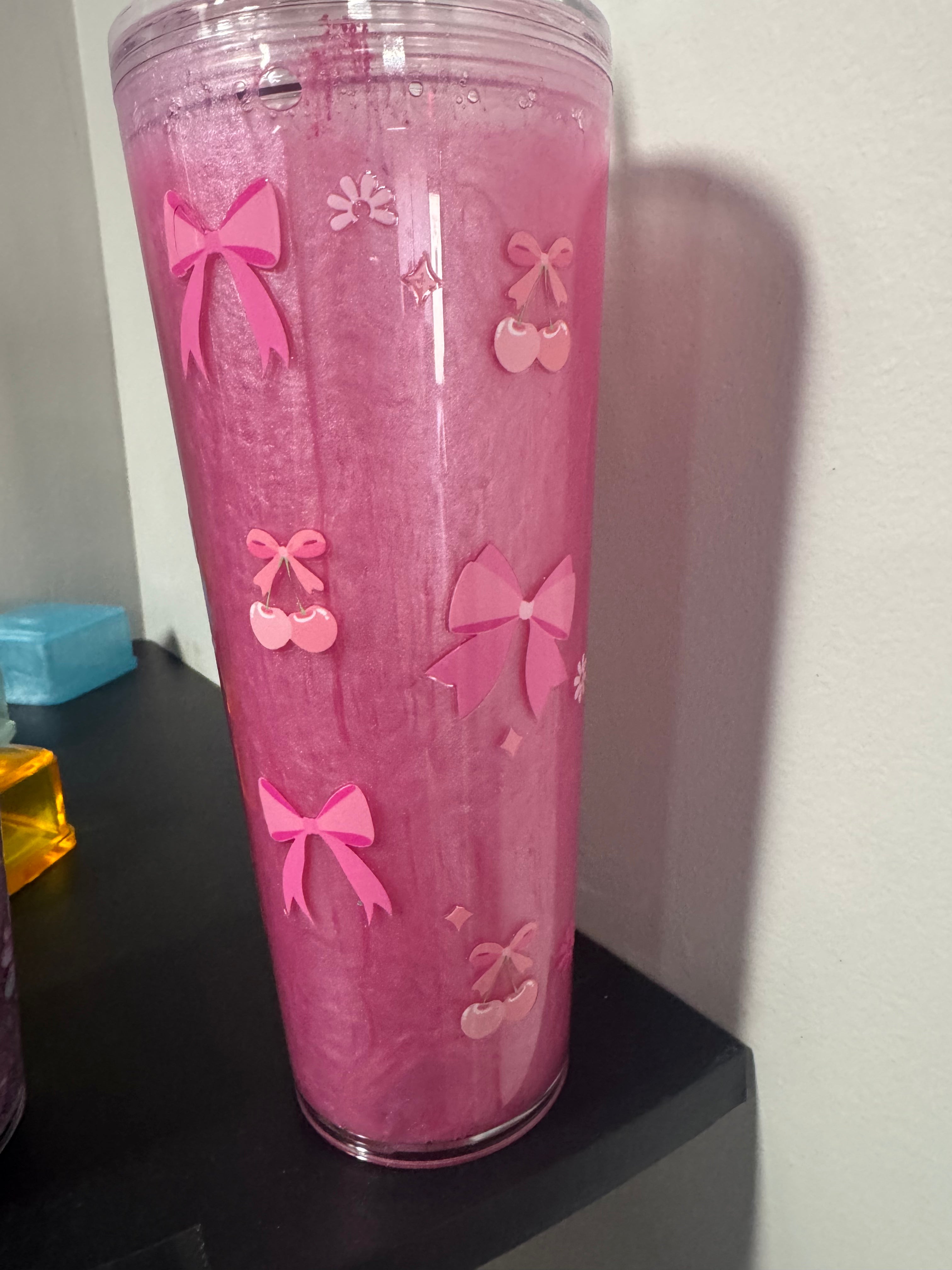 Bow and Cherry 24 Oz Snow Globe