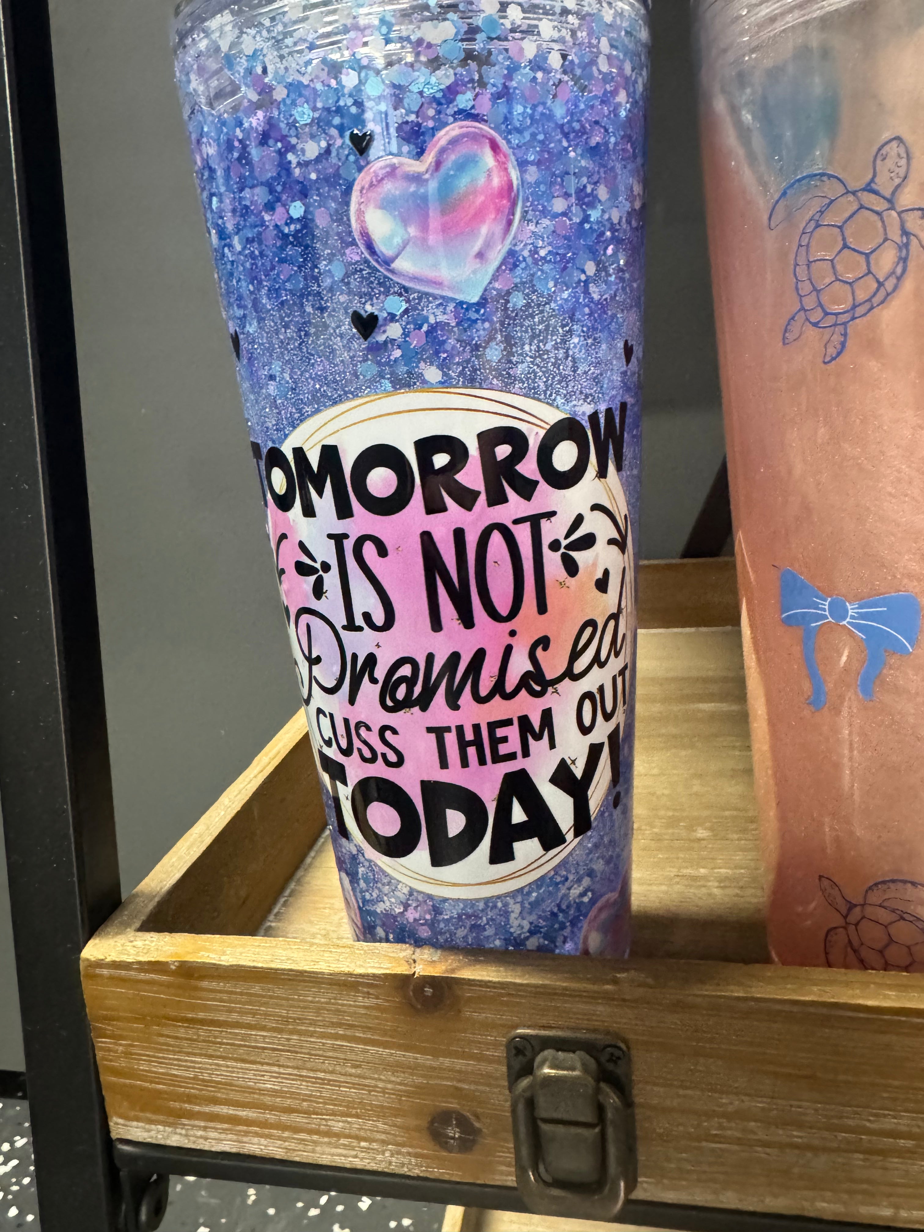 Tomorrow Not Promised 24 Oz Snow Globe