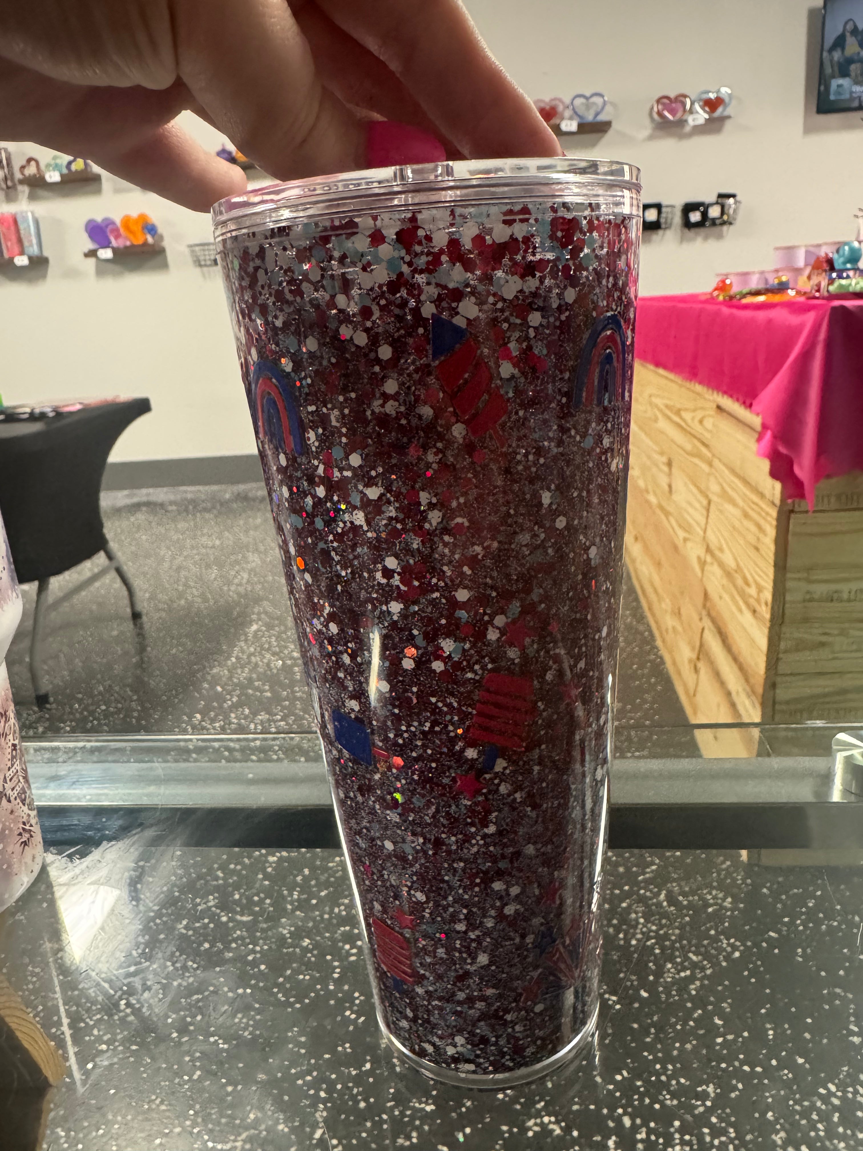 24 Oz All American Mama SnowGlobe