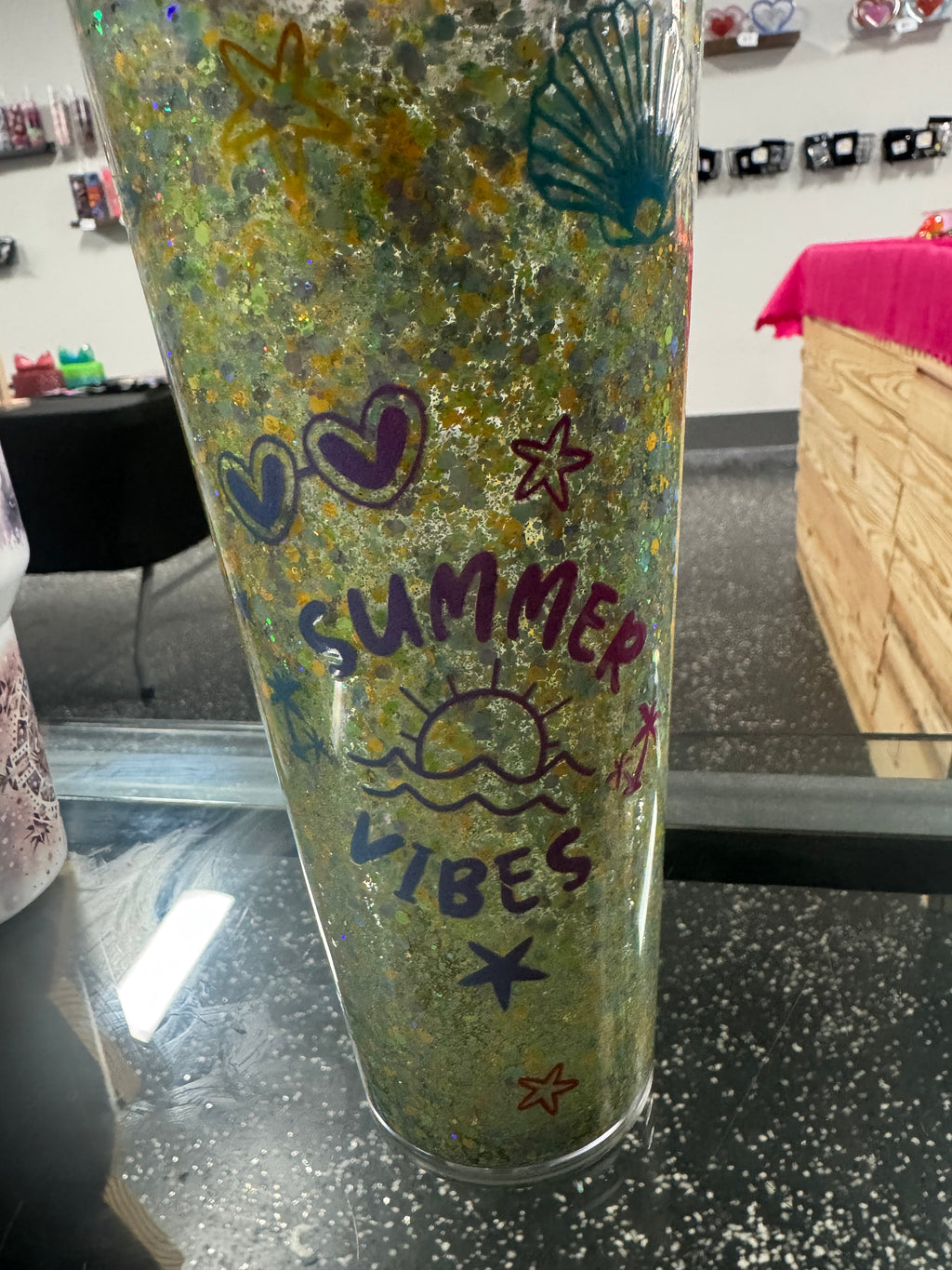 24 Oz Summer Vibes SnowGlobe