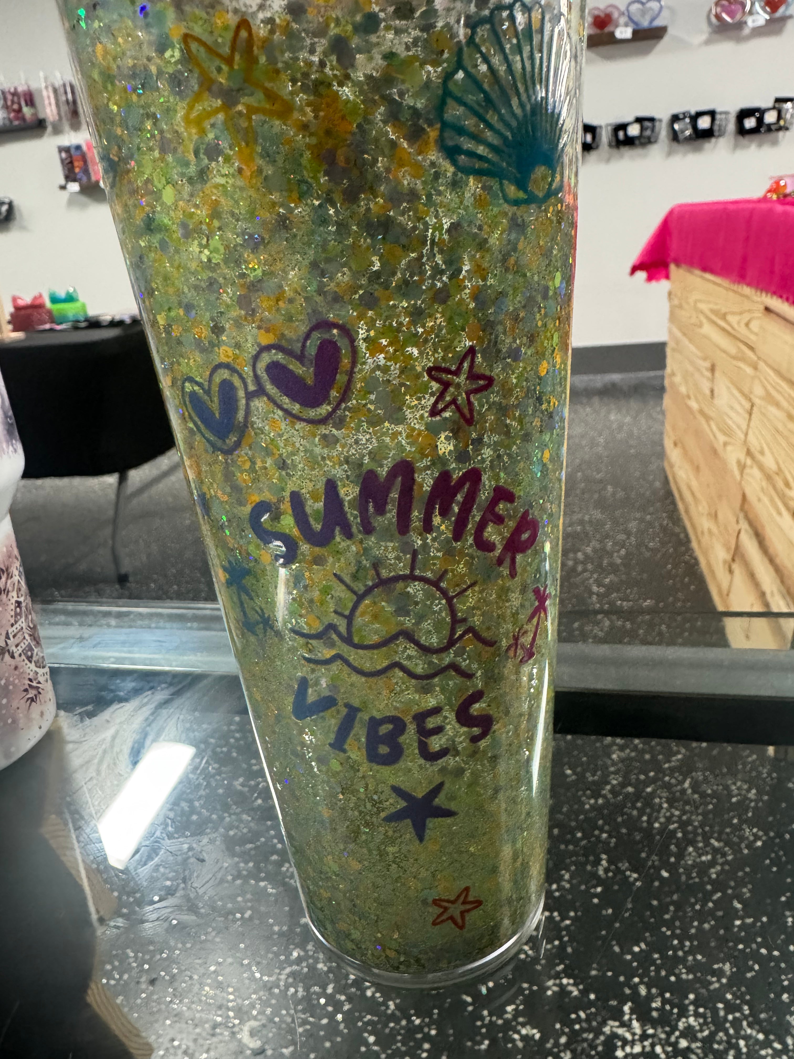 24 Oz Summer Vibes SnowGlobe