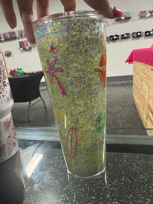 24 Oz Summer Vibes SnowGlobe