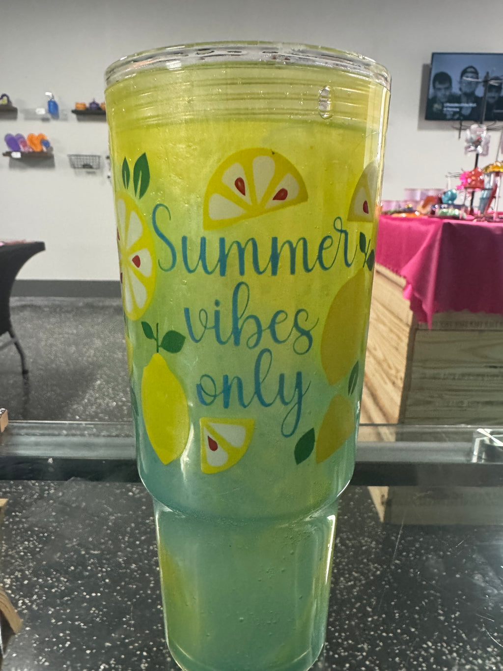 40 Oz Summer Vibes Only Snow Globe