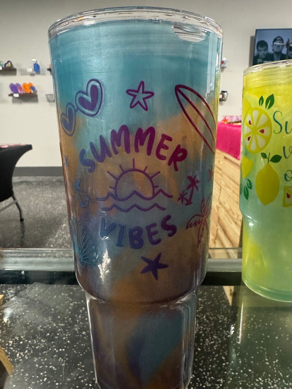 40 Oz Summer Vibes Snow Globe