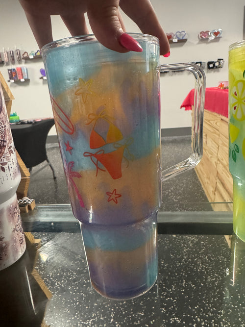40 Oz Summer Vibes Snow Globe