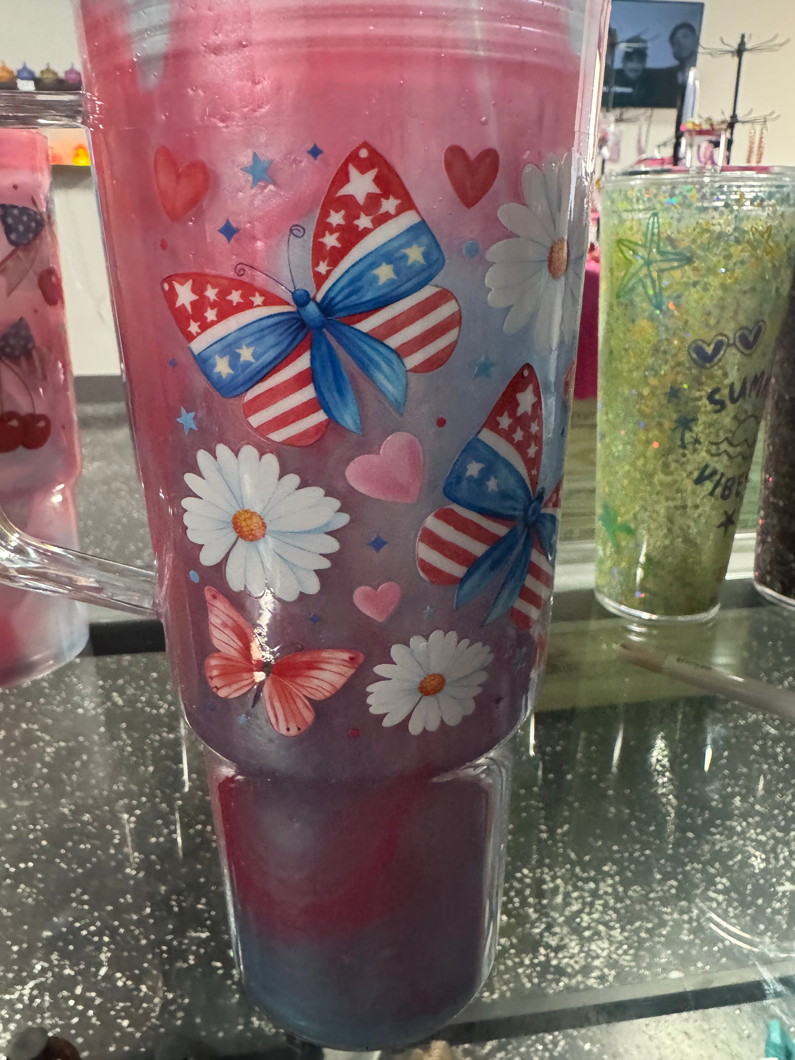 40 Oz Butterfly Snow Globe