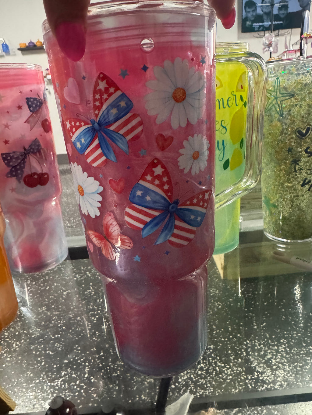40 Oz Butterfly Snow Globe